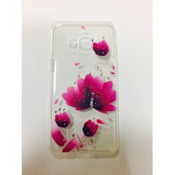 Dėklas Samsung J510 J5 (2016) silikoninis Clear Diamond Purple